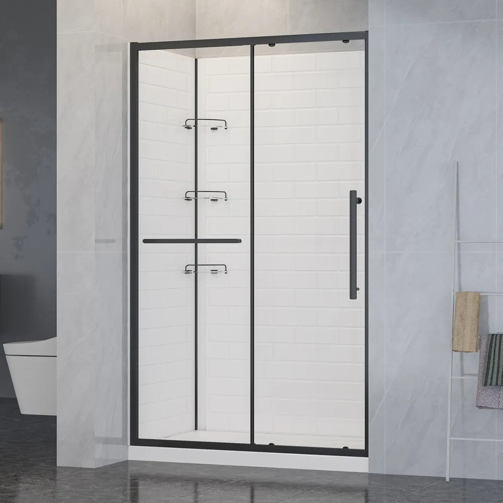 Ensemble de douche EDMUNSTON 32" x 48" en alcôve noir