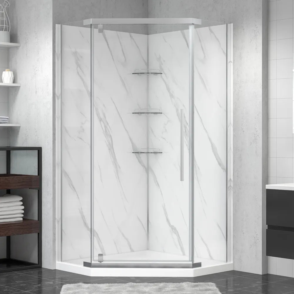 Ensemble de douche néo-angle OROMOCTO 38" x 38"