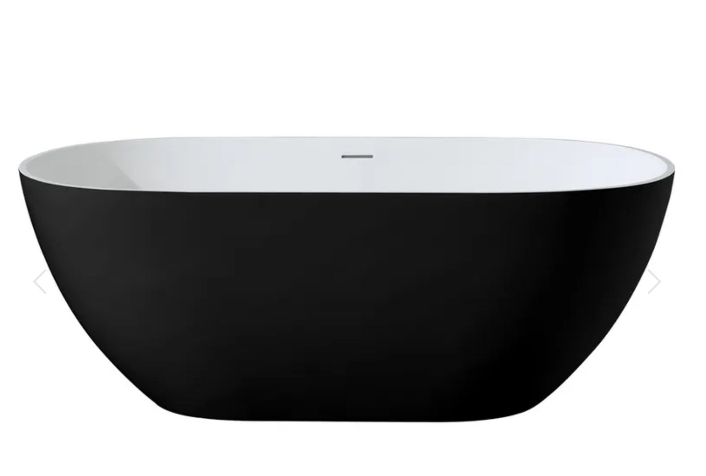 Bain ALLEN fait de Corian 59x30