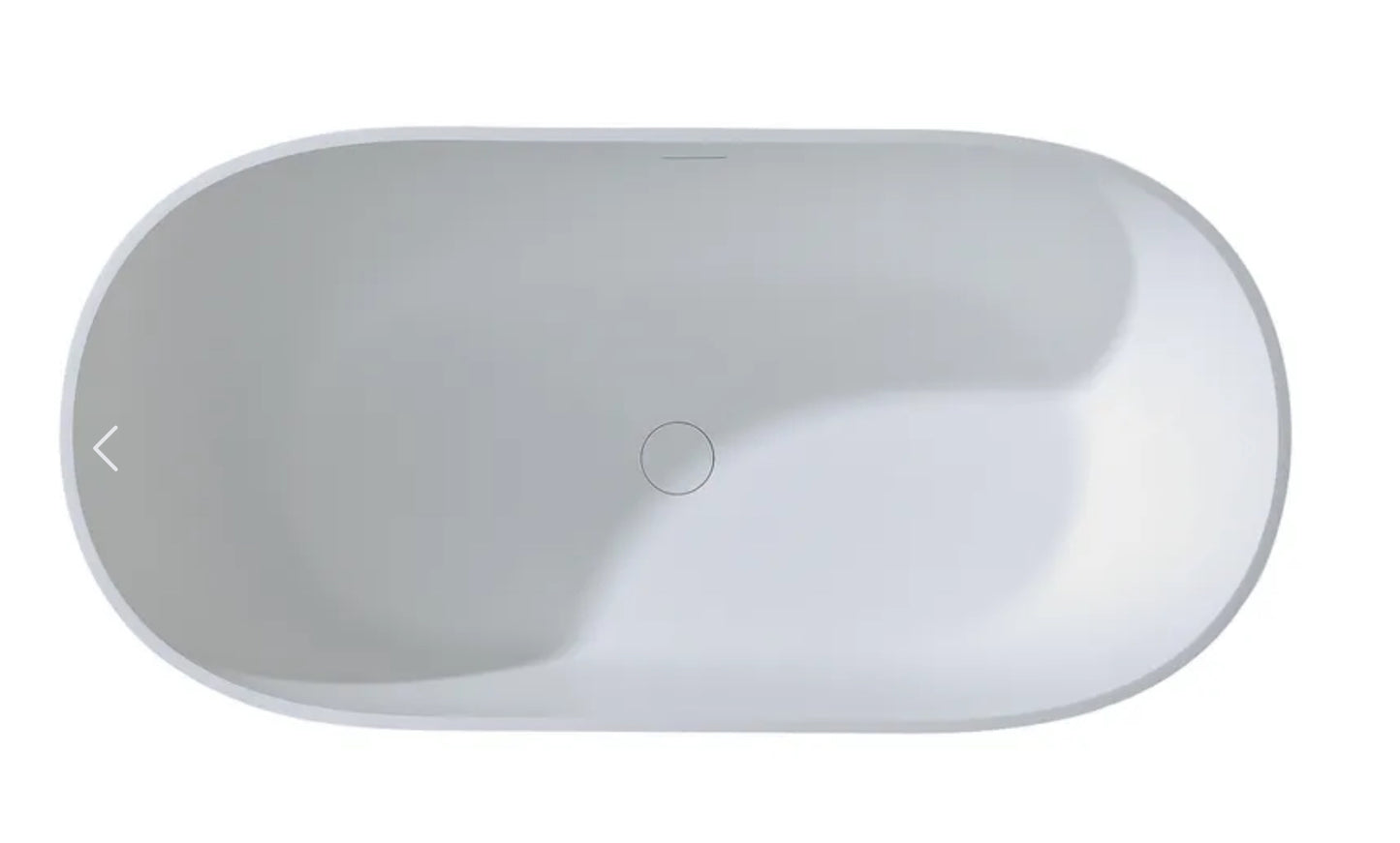 Bain ALLEN fait de Corian 59x30