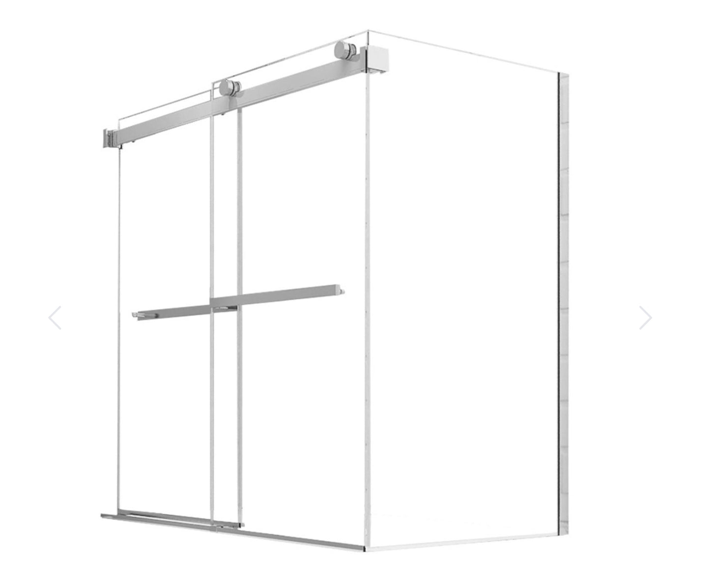 Bain pour coin JUNEAU 60x32x22 avec portes en verre 2 emplacements de drain disponibles