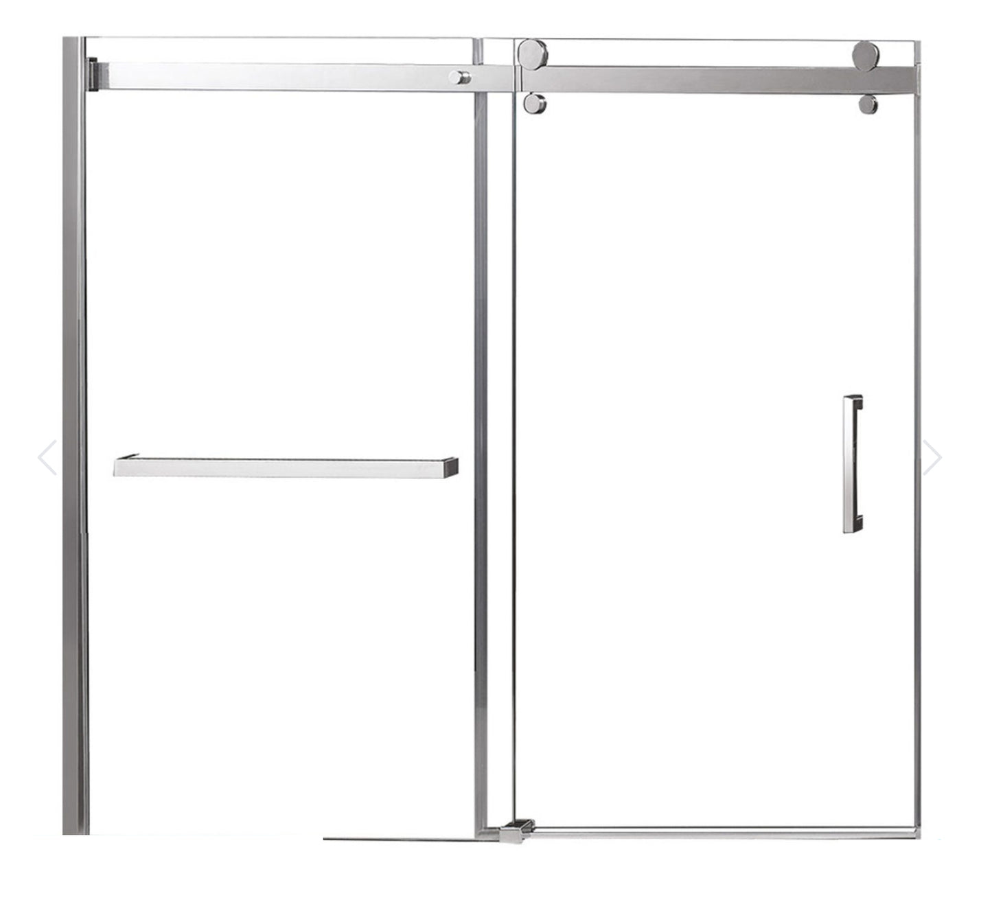 Porte de bain douche SHERWOOD 60 po chrome