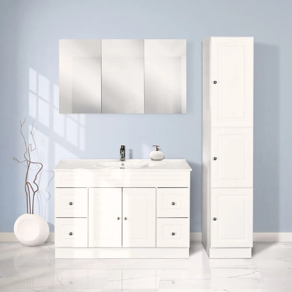 Vanité de plancher DAVIE 30 po / 36 po / 48 po fini mat