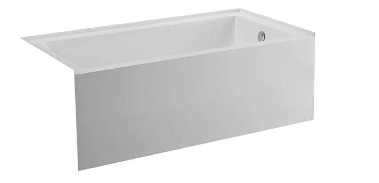Bain douche en alcôve moderne rectangulaire 60x32 po