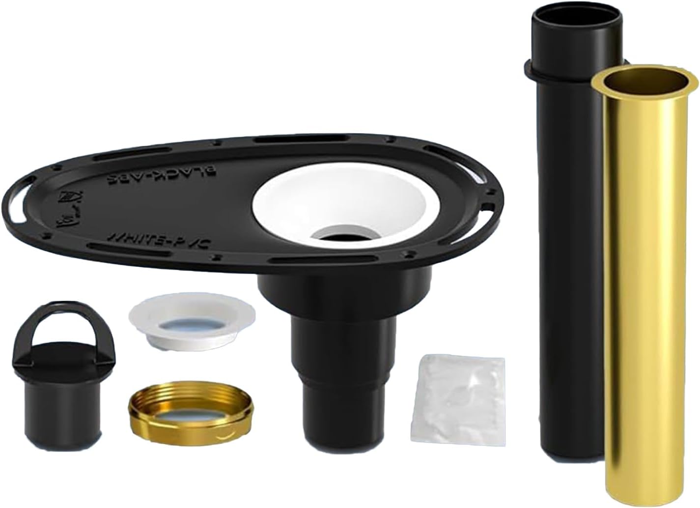 Ensemble d'installation de drain pour bain autoportant