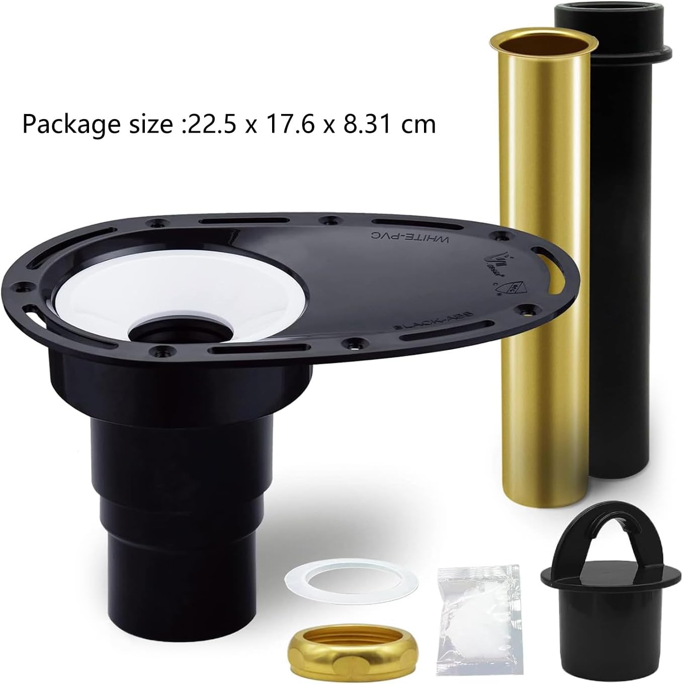 Ensemble d'installation de drain pour bain autoportant