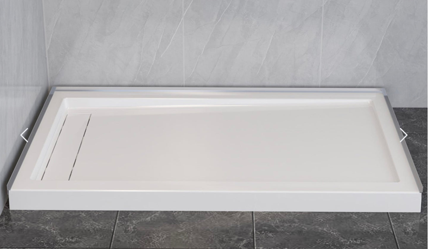 Ensemble de douche EDMUNSTON 32" x 48" en alcôve noir