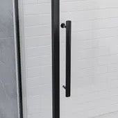 Ensemble de douche CAMPBELLTON 32" x 48" en coin noir