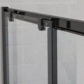 Ensemble de douche EDMUNSTON 32" x 48" en alcôve noir