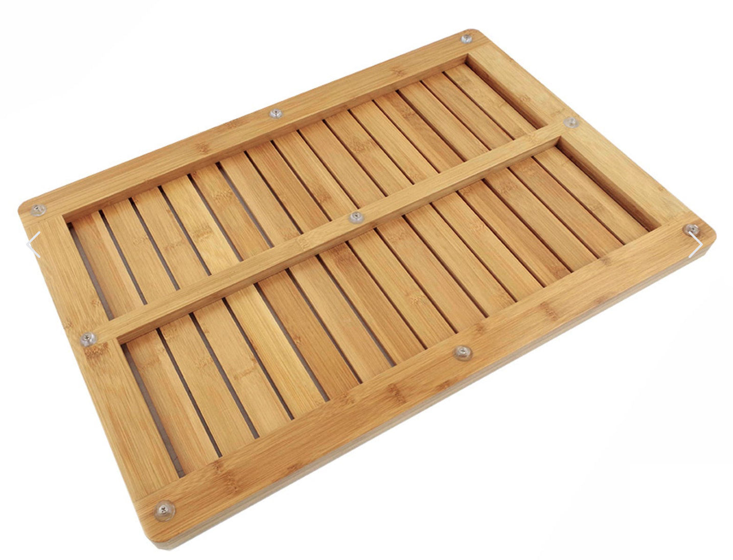 Tapis de douche BONAVISTA en bambou 24" x 16"