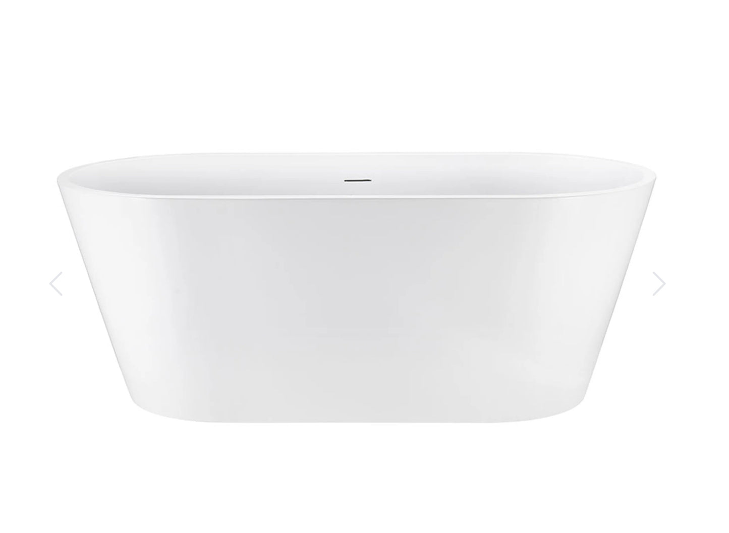 Bain autoportant moderne oval 60 x 29