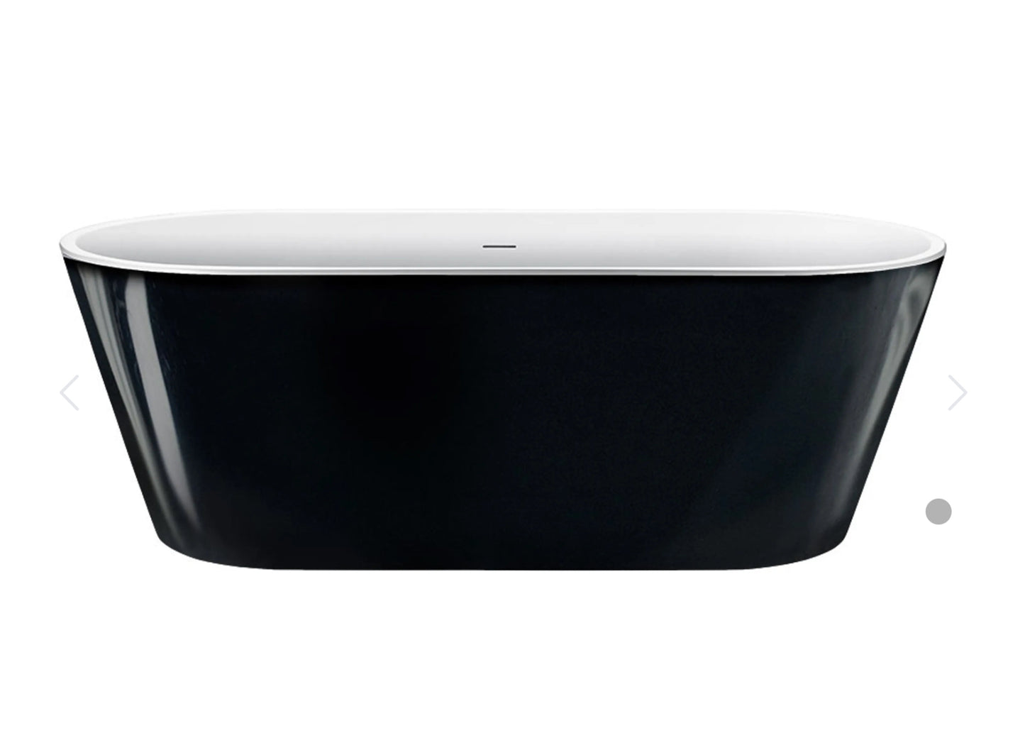 Bain autoportant moderne oval 60 x 29