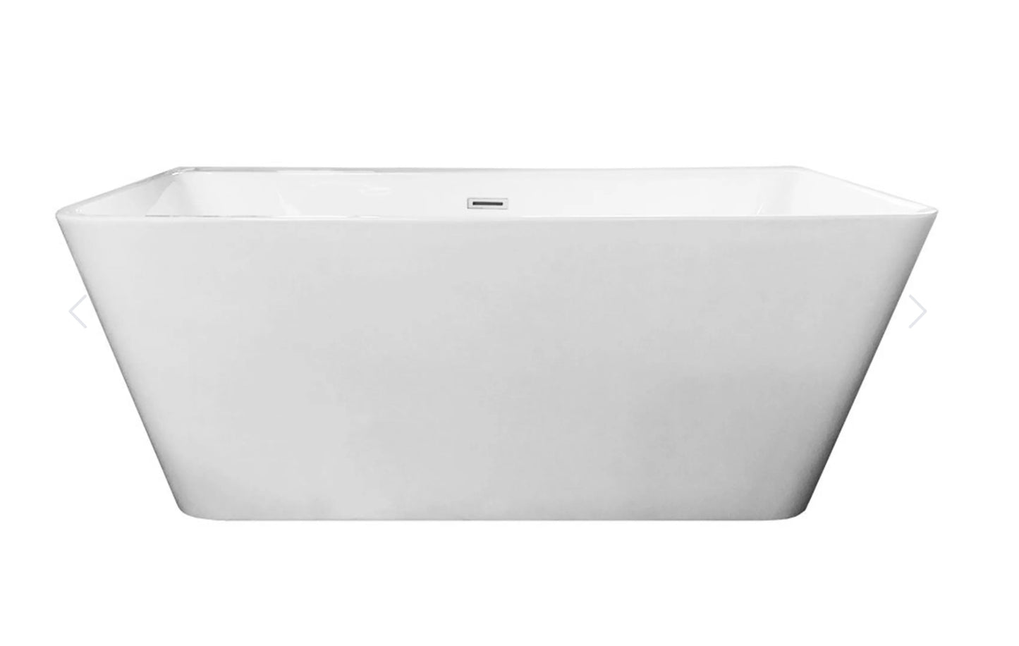 Bain autoportant bordure de mûr 59x30