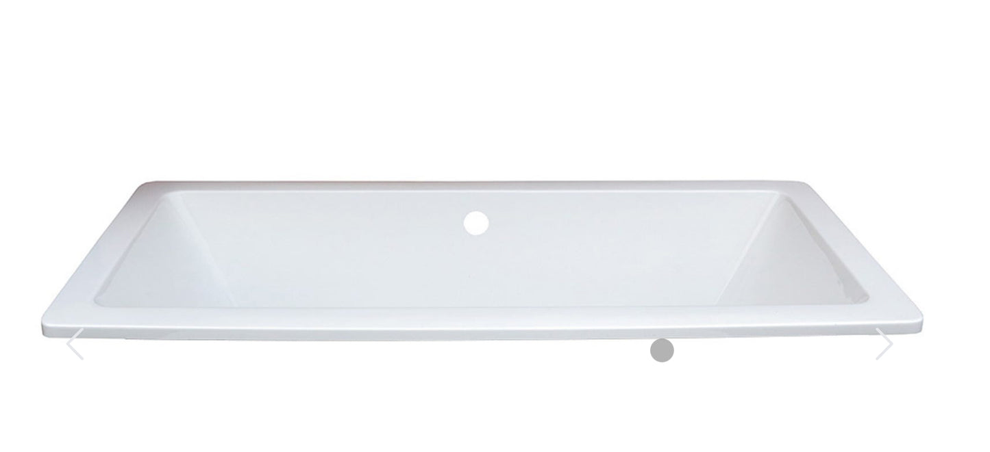 Bain encastré courbé 59x32 / 69x30