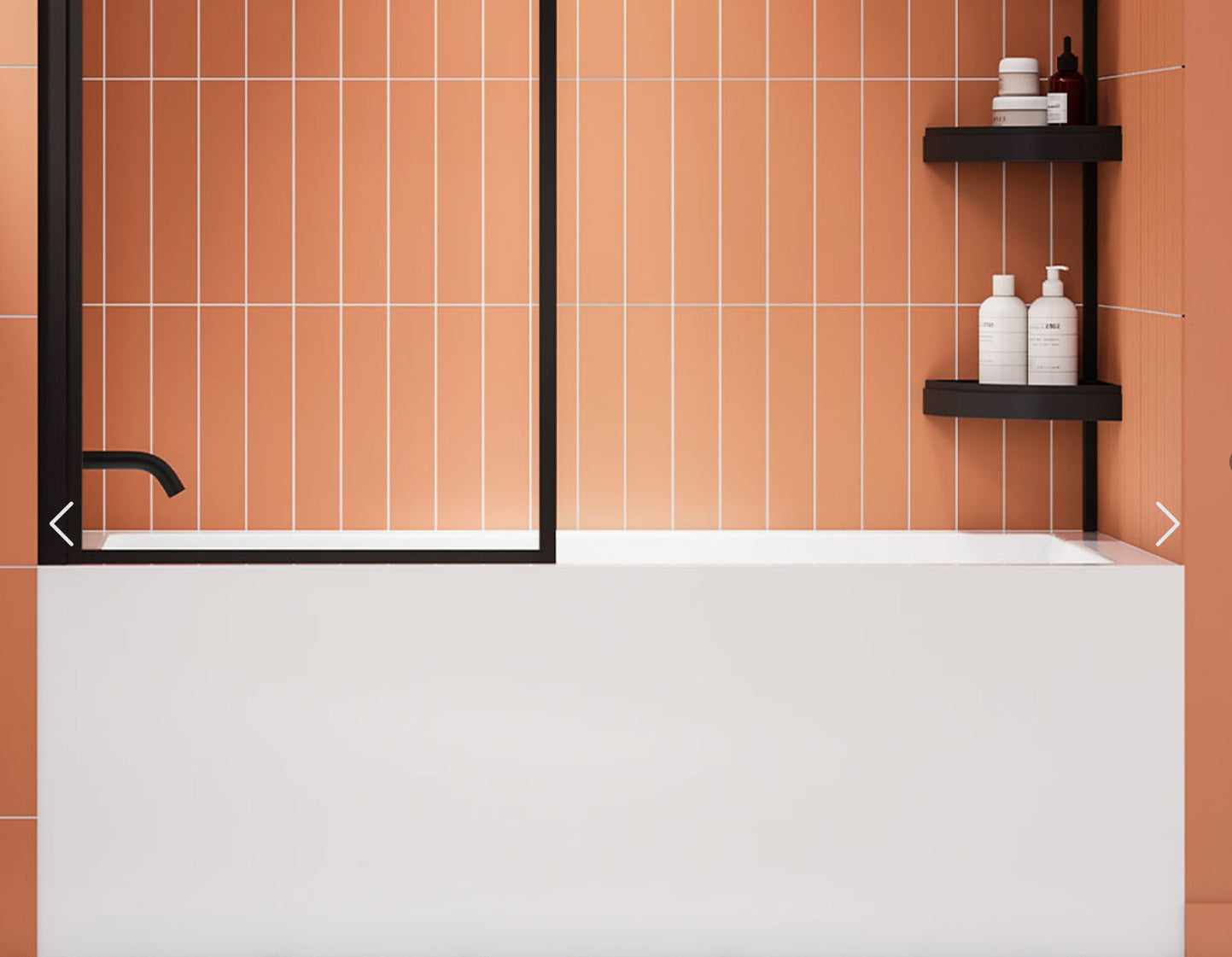 Bain en alcôve 60x32x22 moderne