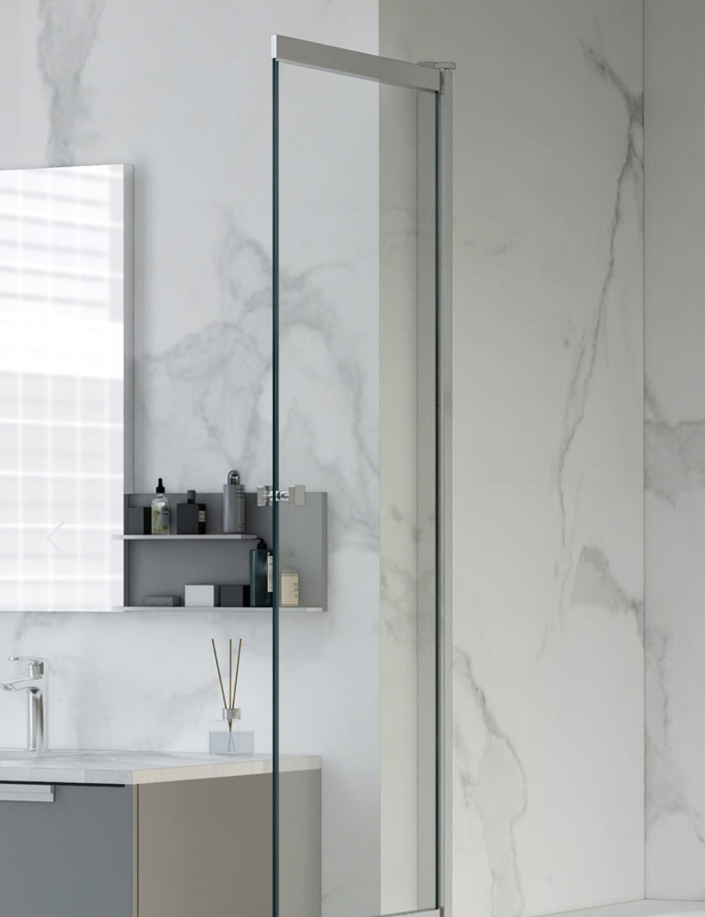 Écran de bain coulissant JACKSON 3 couleurs disponibles