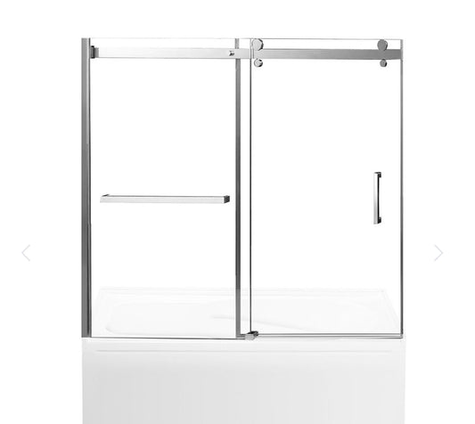 Porte de bain douche SHERWOOD 60 po chrome