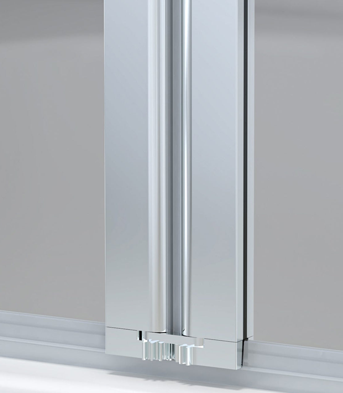 Écran de verre pliable JONES Chrome