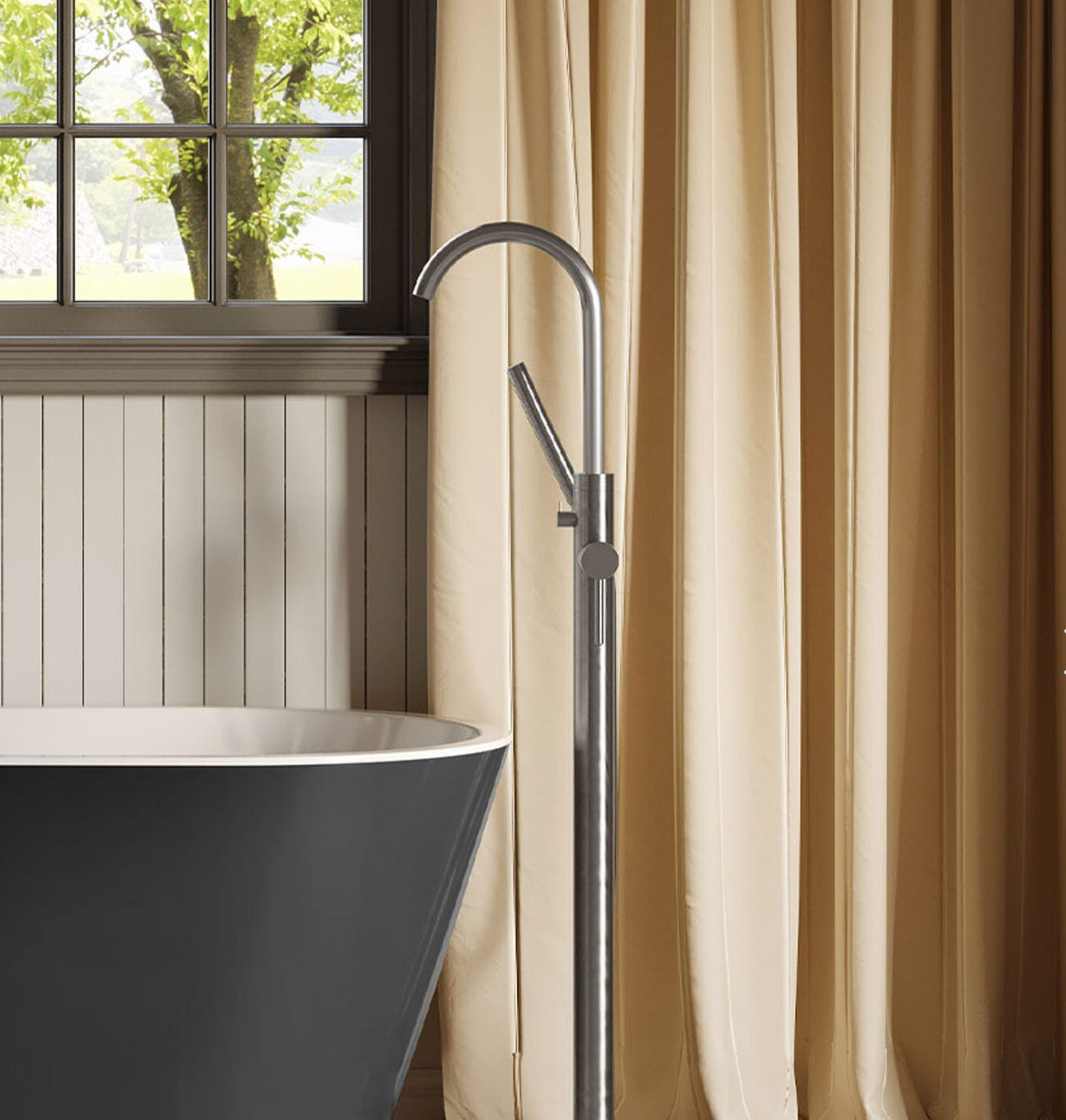Robinet de bain sur pieds OSHKOSH 3 couleurs disponibles