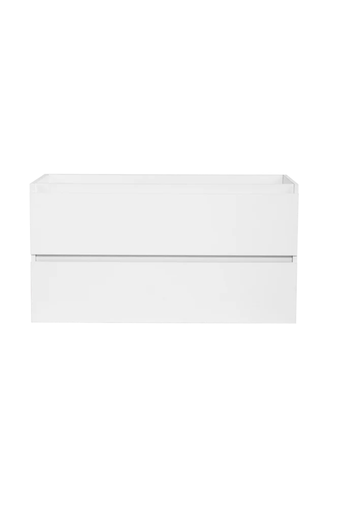 Vanité de salle de bain mural POMPANO 48 po / 40 po / 32 po / 24 po fini satiné