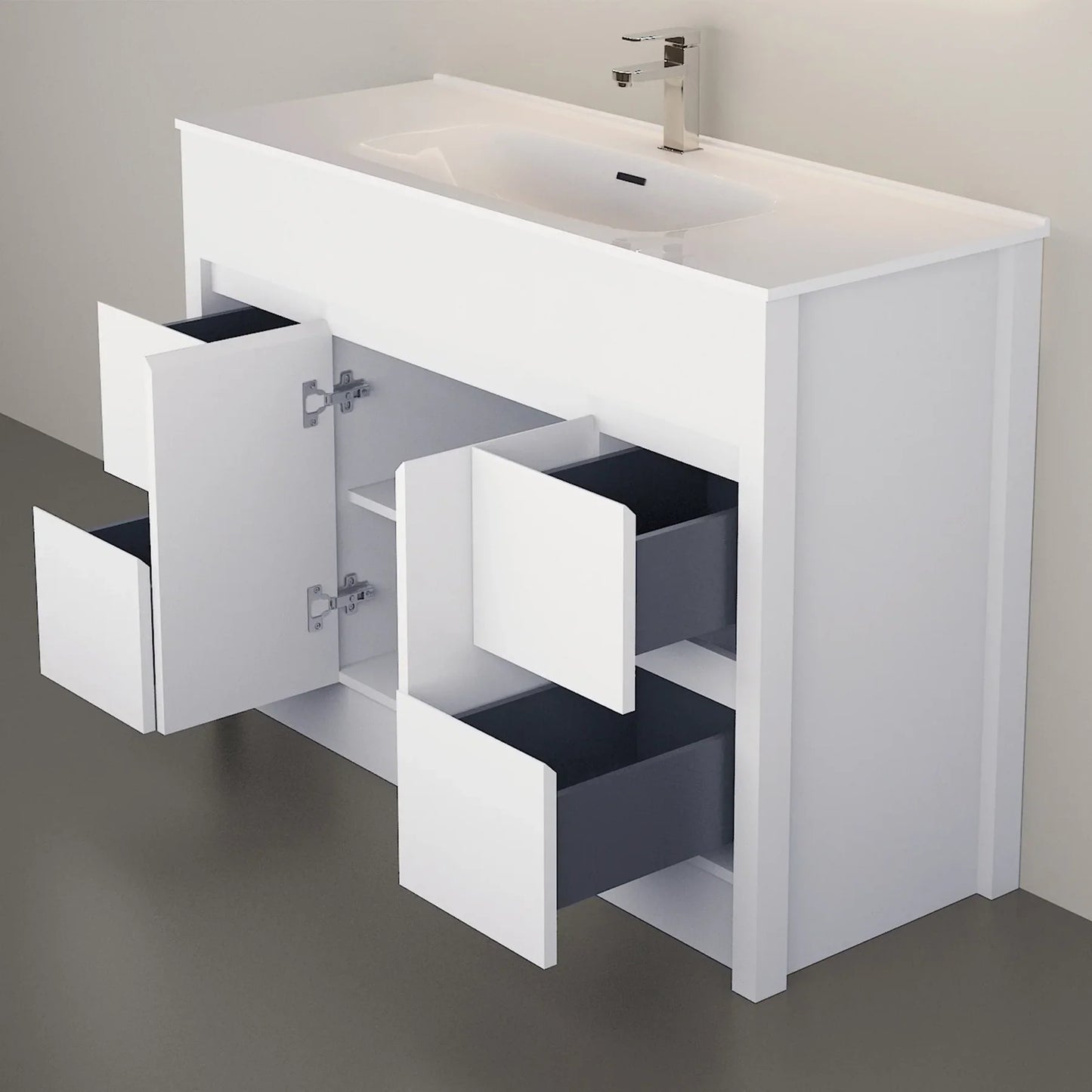 Vanité de plancher MIRAMAR 48po fini mat