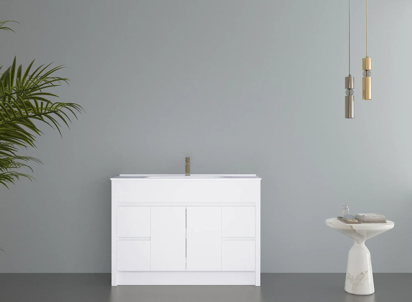 Vanité de plancher MIRAMAR 48po fini mat