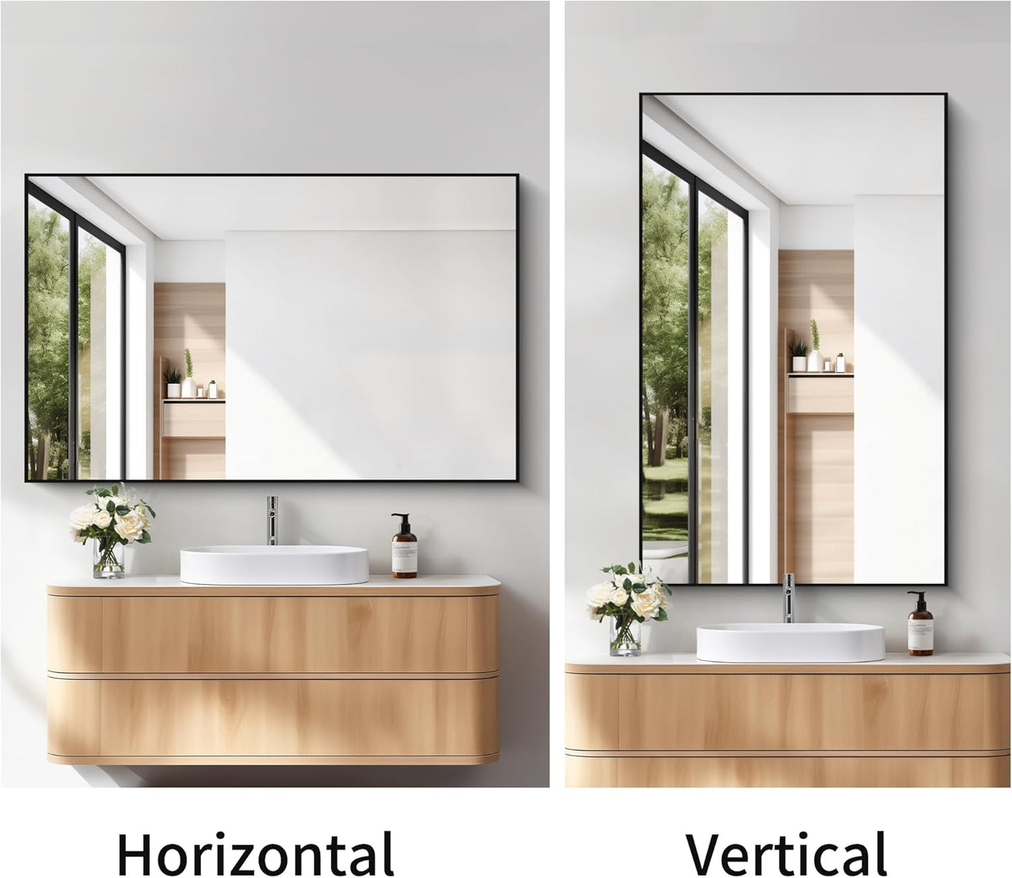 Miroir mural STJOHN plusieurs dimensions disponibles