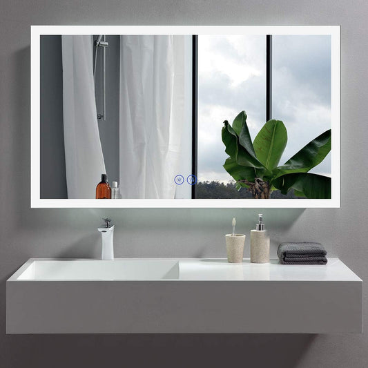 Miroir mural éclairage DEL  MOUNTPEARL 48x 28
