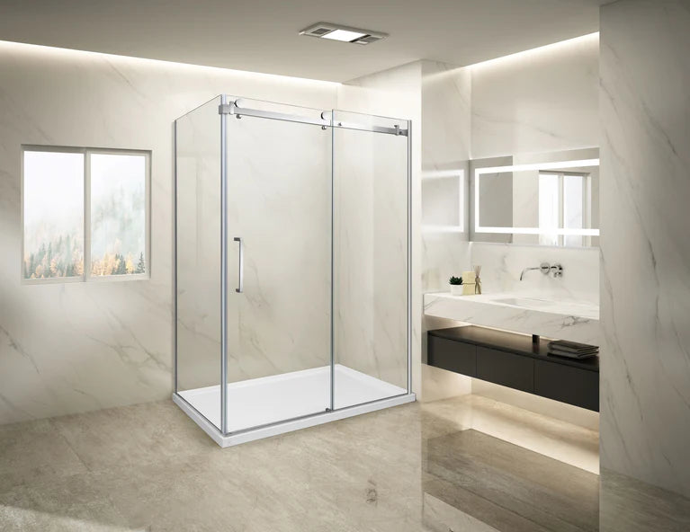 Ensemble de douche DIEPPE 36x60 2 couleurs et 3 types d’installation disponibles
