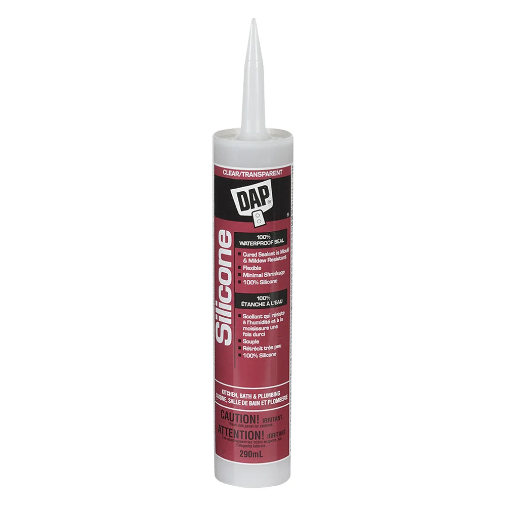 Scellant Silicone Transparent DAP pour salle de bain