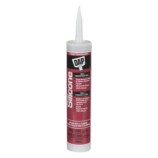 Scellant Silicone Transparent DAP pour salle de bain